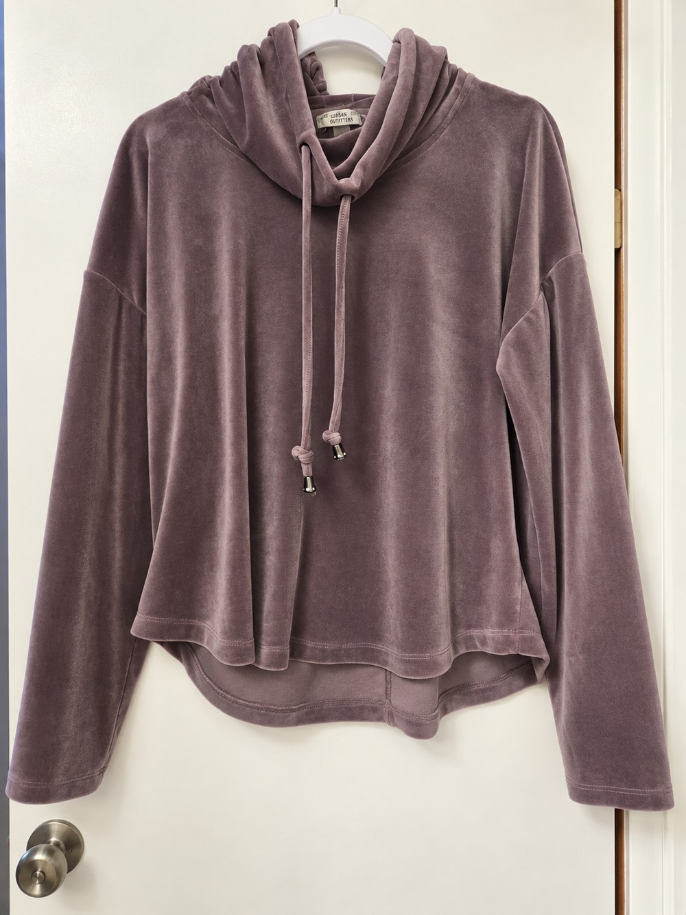 Mauve Velour Hoodie & Jogger Set – Size Medium - Picture 3 of 4